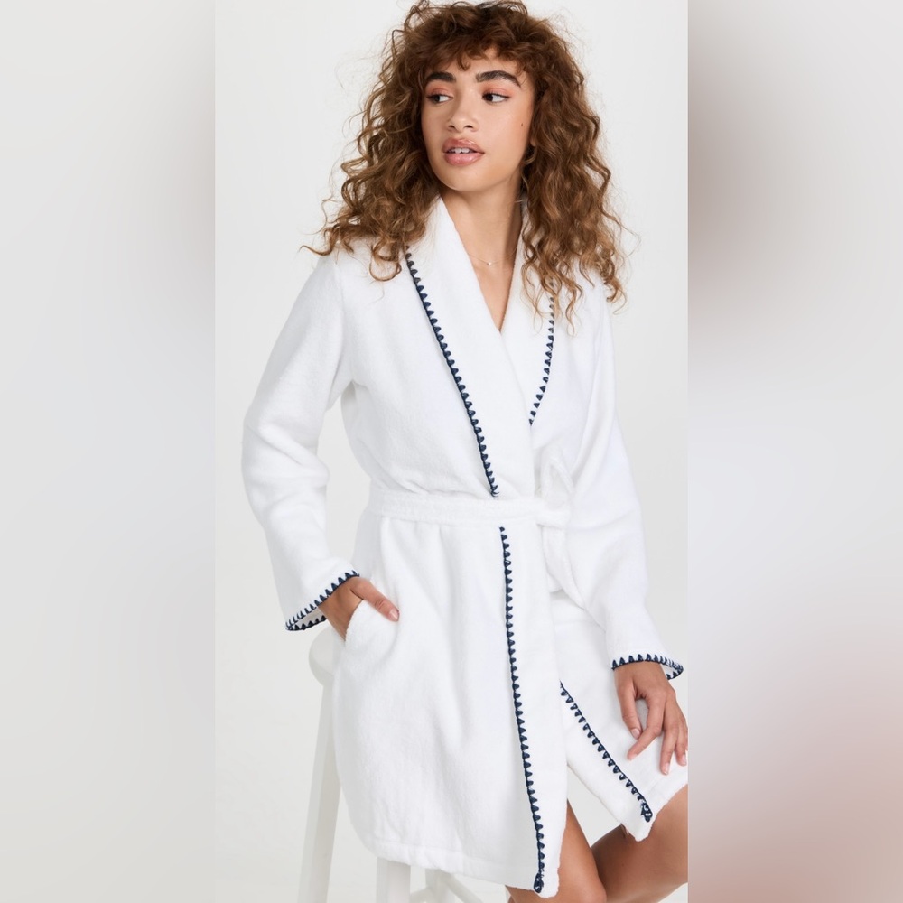 EBERJEY The Whip-Stitch Terry Robe